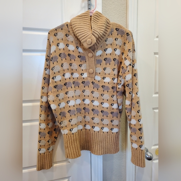 Zara Lamb Sheep Sweater - Picture 1 of 5